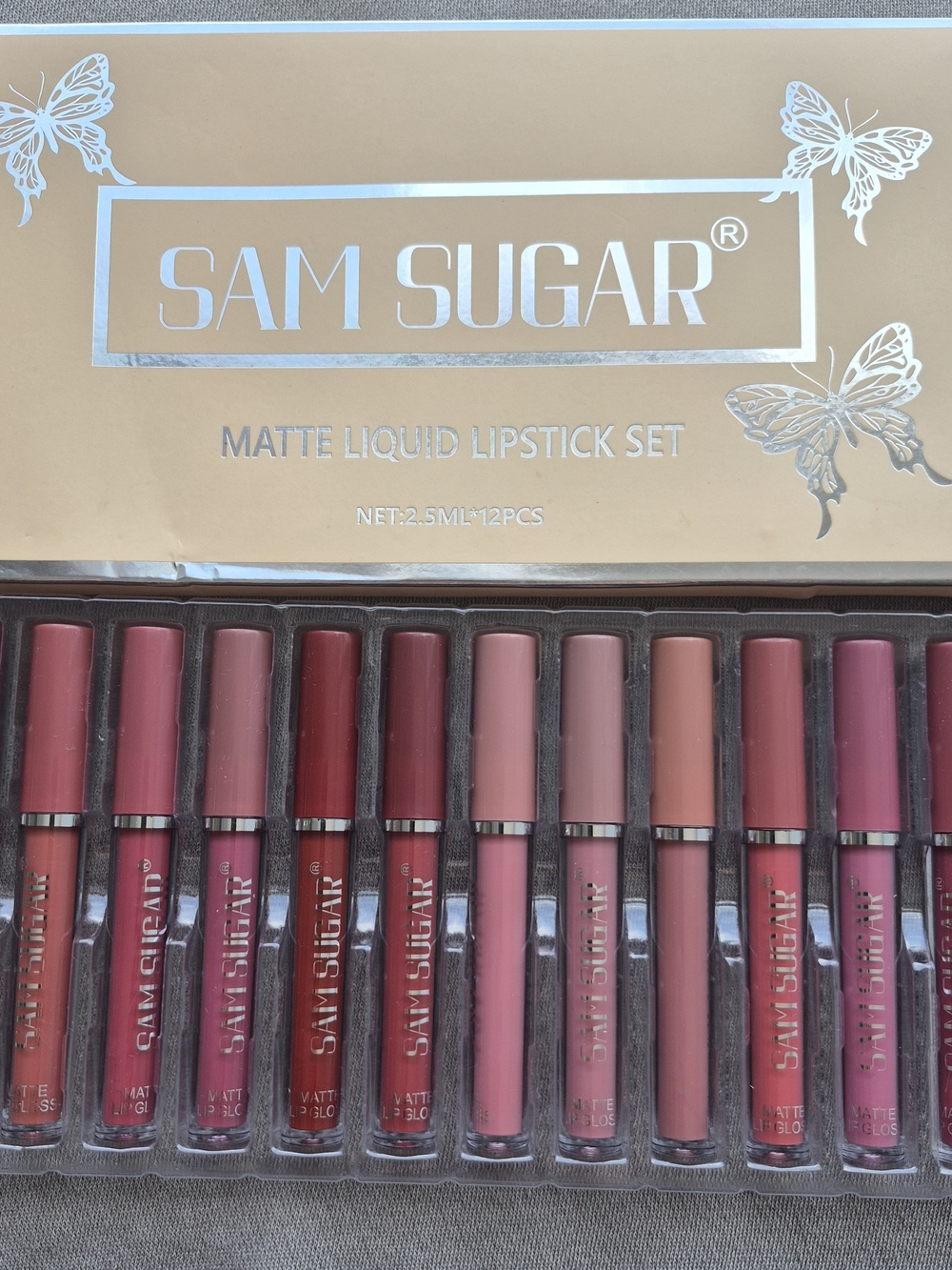 Matte Liquid Lipstick Set - Pink & Nude Shades